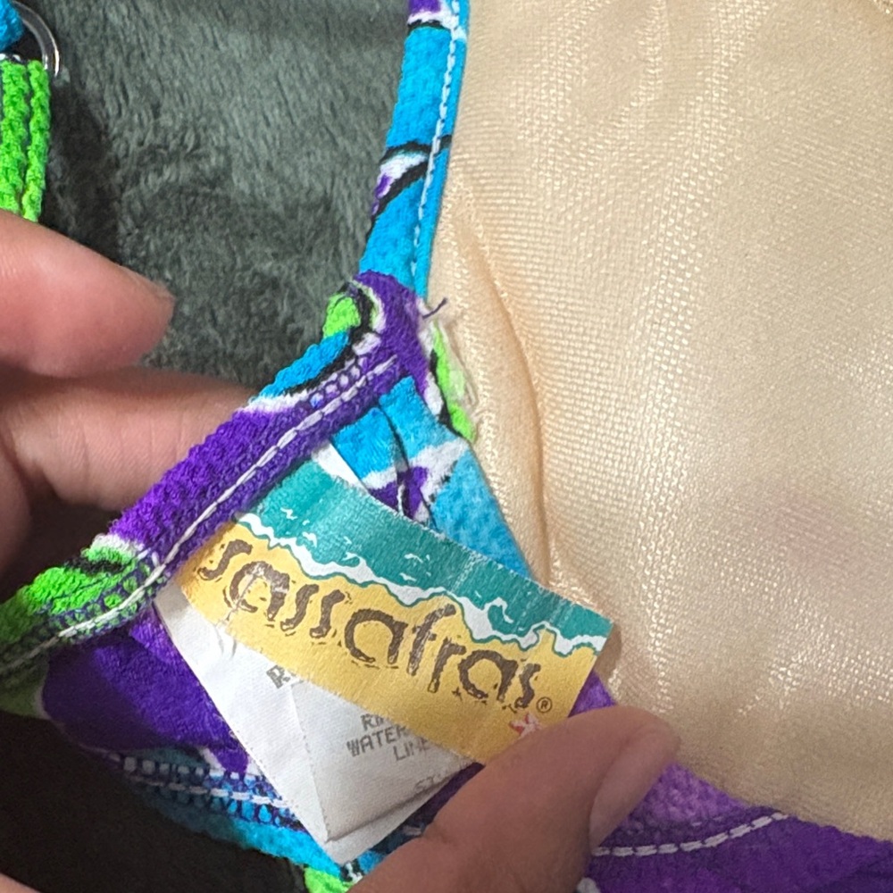 90s swimsuit size 7/8 - Picture 3 of 4